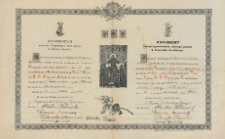 Dokument Erekcji Zgromadzenia Trzeciego Zakonu S. Franciszka Serafickiego
