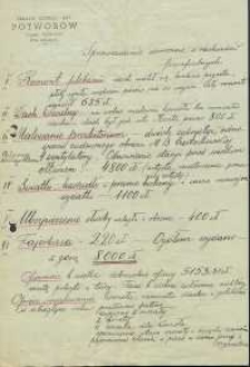 Sprawozdanie doroczne z rachunków parafialnych