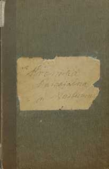 Kronika parafii Kostrzyn, diecezji Sandomierz, dekanat Potworów