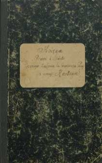 Księga Braci i Sióstr Trzeciego Zakonu św. Franciszka Seraf[ickiego] w parafii Kostrzyn