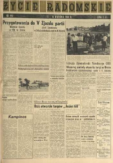 Życie Radomskie, 1968, nr 223