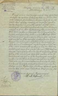 [Korespondencja między Urzędem Gminy w Białobrzegach a Urzędem Parafialnym w Wyśmierzycach]