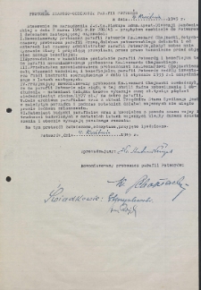 Protokół zdawczo-odbiorczy parafii Potworów z dnia 4 kwietnia 1945 r.