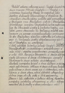 Protokół zdawczo odbiorczy parafii Przytyk dnia 8-VI-40 r.