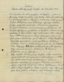 Protokół zdawczo-odbiorczy parafii Przytyk z dn. 21 października 1950 r.