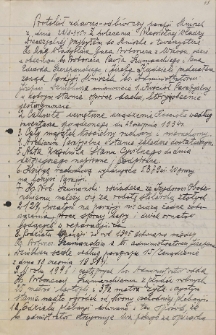 Protokół zdawczo-odbiorczy parafii Mniszek z dnia 22/8-1945 r.