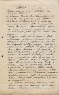 Protokół zdawczo odbiorczy parafii Bukówno z dnia 24 kwietnia 1945 roku