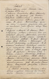 Protokół zdawczo odbiorczy parafii Bukówno z dnia 24 kwietnia 1945 roku