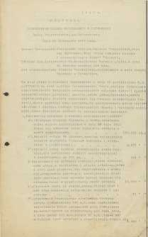 Protokół. Posiedzenie dozoru kościelnego w Potworowie […] Dnia 25 listopada 1923 roku