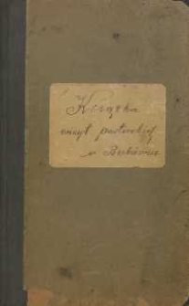 Książka wizyt pasterskich w Bukównie