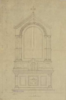 [Plany i kosztorys ołtarzy bocznych dla kościoła w Wyśmierzycach]