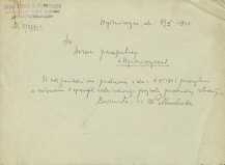 Projekt. Przebudowa stodoły drewn. parafialnej w Wyśmierzycach