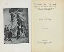 Classics of the bar : stories of the world's great legal trials and a compilation of forensic masterpieces Vol. 7