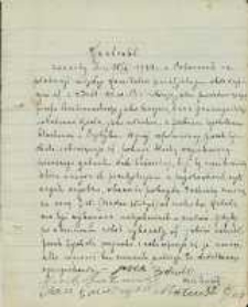 Kontrakt zawarty dn : 25/XI-1928 r. w Potworowie na plebanji […]