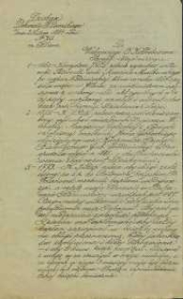 Konsystorz J.[eneralny] D.[yecezyi] S.[andomierskiej] poleca wyszukać w Parafii Petronelli, córki Marcina Malkowskiego po mężu Niedźwieckiej […]