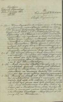 Władza Dyjecezalna powołując się na kilkakrotnie już wydawane rozporządzenia tudzież na odezwę J.W. Generał-Gubernatora Warszawskiego […]