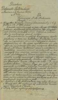 Konsystorz Jeneralny Dyecezyi Sandomierskiej z d. 15 Grudnia r.b. N 1913 poleca : […]