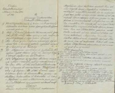 Władza Dyjecezalna pod d. 8/20 Czerwca r.b. N 1190 odwołuje Nabożeństwo dodatkowe tudzież dyspensy od postu wydane z powodu epidemii