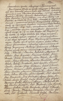 Sprawozdanie z sejmiku relacyjnego w Wyśmierzycach