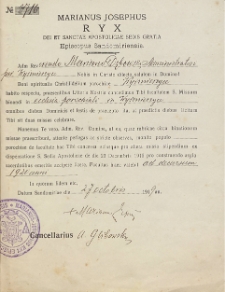 Adm Reverendo Mariano Dębowski, Administratori par. Wyśmierzyce