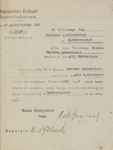 Do Wielmożnego Pana Mateusza Nowakowskiego w Wyśmierzycach