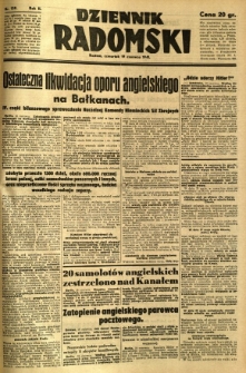 Dziennik Radomski, 1941, R. 2, nr 139