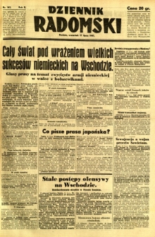 Dziennik Radomski, 1941, R. 2, nr 163