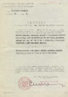 Decyzja w sprawie wpisania dobra kultury do rejestru zabytków