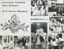 Uroczystości Udzielenia Sakry Biskupiej ks. dr Adamowi Odzimkowi