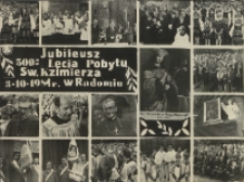 Jubileusz 500 : Lecia Pobytu Św. Kazimierza 3.10.1981 w Radomiu