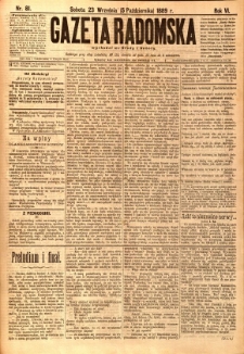 Gazeta Radomska, 1889, R. 6, nr 81