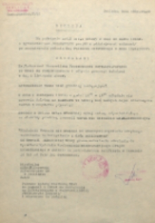 Decyzja […] Zezwalam : Ks. Tadeuszowi Morawskiemu Proboszczowi Rzym. Kat. Parafii we Wsoli na zorganizowanie i odbycie procesji żałobnej w dn. 1 listopada 1988 r […]