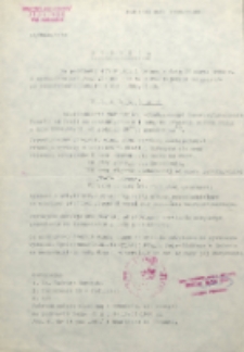Decyzja […] Zezwalam Ks. Tadeuszowi Morawskiemu – Proboszczowi Rzymsko-Katolickie[...] Parafii we Wsoli na zorganizowanie i odbycie procesji Bożego Ciała w dniu 1988.06.02 […]