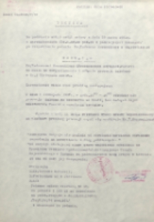 Decyzja […] Zezwalam Ks. Tadeuszowi Morawskiemu Proboszczowi Rzym. Kat. Parafii we Wsoli na zorganizowanie i odbycie procesji żałobnej w dn. 1 listopada 1987 r […]