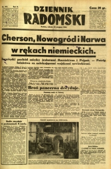 Dziennik Radomski, 1941, R. 2, nr 195
