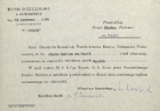 Kuria Diecezjalna komunikuje Przewielebnemu Księdzu Dziekanowi, Proboszczowi, że Ks. Piotr Kubicz ze Wsoli został mianowany […]
