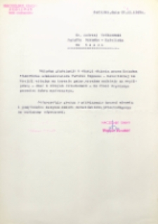 Składam gratulacje z okazji objęcia przez Księdza stanowiska administratora Parafii […]