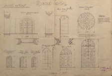 Rysunek okien. Kościół we Wsoli