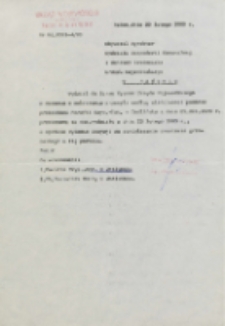 Wydział do Spraw Wyznań Urzędu Wojewódzkiego w Radomiu w załączeniu przesyła według właściwości podanie proboszcza […]