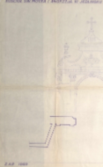 Kościół św. Piotra i Andrzeja w Jedlińsku. Bramka w ogrodzeniu