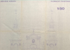 Jedlińsk. Kościół. Elewacja frontowa