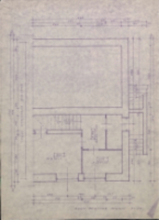 [Kaplica w Jedlińsku] Rzut poziomy piwnic