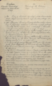 Do Wielmożnego J.K. Proboszcza Parafii Jankowice [Inc.:] Duszę sp. Franciszka Sawryckiego […]