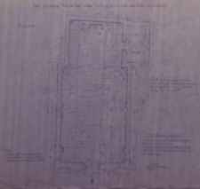 Rzut przyziemia Kościoła Parafialnego Rz.-Kat. w Jankowicach, pow. Radom, woj. Kieleckie