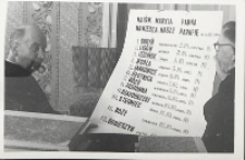 [Plan peregrynacji kopii obrazu Matki Boskiej Częstochowskiej w parafiach Diecezji Radomskiej w 1972 r.]