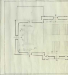 Kościół rzym.-kat. w Jankowicach woj. radomskie. Przekrój poziomy na wys. 500 cm od poziomu posadzki