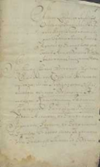 Actum Lublini, in Iudicys Ordinarys Generalibus Tribunalis Regni Feria Secunda post Festum Sancti Matthai Apostoli et Evangelista [Inc.:] In Causa Coram Castrensi […]