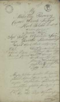 My Mikołaj Pierwszy Cesarz Wszech Rossyi Król Polski etc. etc. etc. Wiadomo Czyniemy iż w Imieniu Naszem Sąd Pokoju Wydziału Spornego Powiatu Radomskiego Wydał Wyrok w treści następujący […]