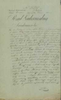 Gdy W. Jabłoński Dziedzic Dóbr Gulina w podaniach swych do Rządu Gubernialnego wniesionych […]