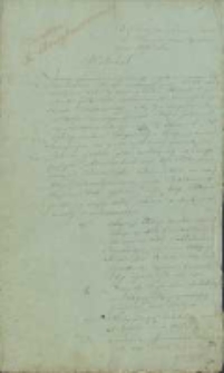 Protokół [Inc.:] W celu sprawdzenia zrobionego w zaborze siana i łąki do Plebanii Kaszów należącej […]